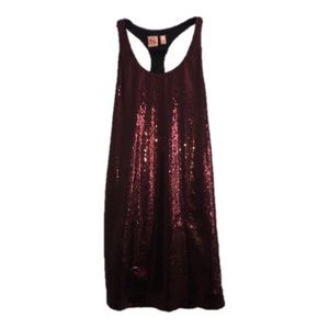 French Connection Copper Sequin Dress